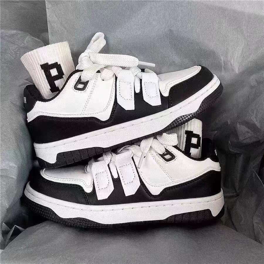 National Trend INS Thick-Soled Height-Increasing Sports Sneakers Niche Creative Couple Street Style Casual Shoes for Men