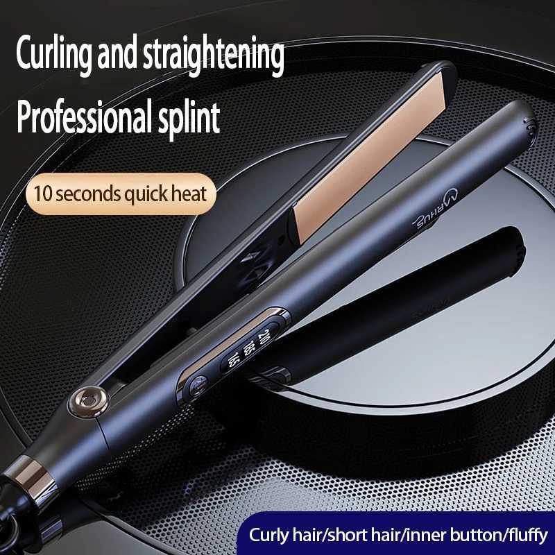 High Quality 2-In-1 Straightener And Curler With 10s Rapid Heating Suitable For Various Types Of Men And Womens Hair TypesXJ250621