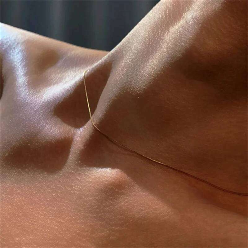 Vintage Gold Color Stainless Steel Snake For Women Fashion Clavicle Chain Necklace Men Party Jewelry Accessories Good quality