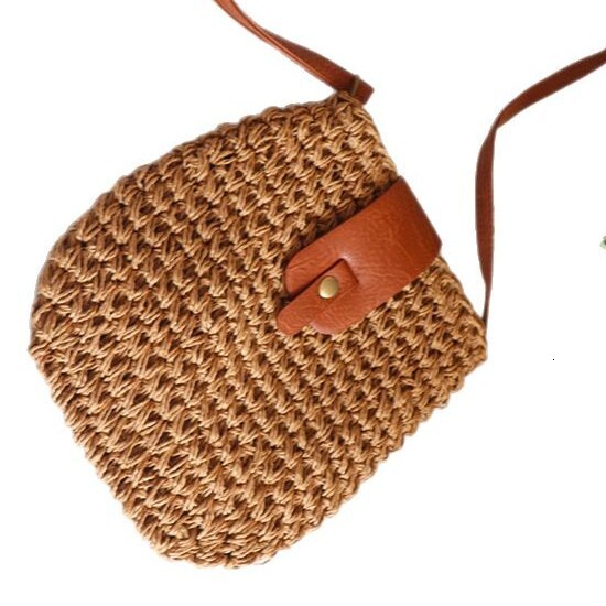 Free Shipping Designer Crossbody Shoulder Bag Handbag New Fashion Versatile Woven Material Simple Casual Crossbody Luxury Travel Decorative Straw Beac