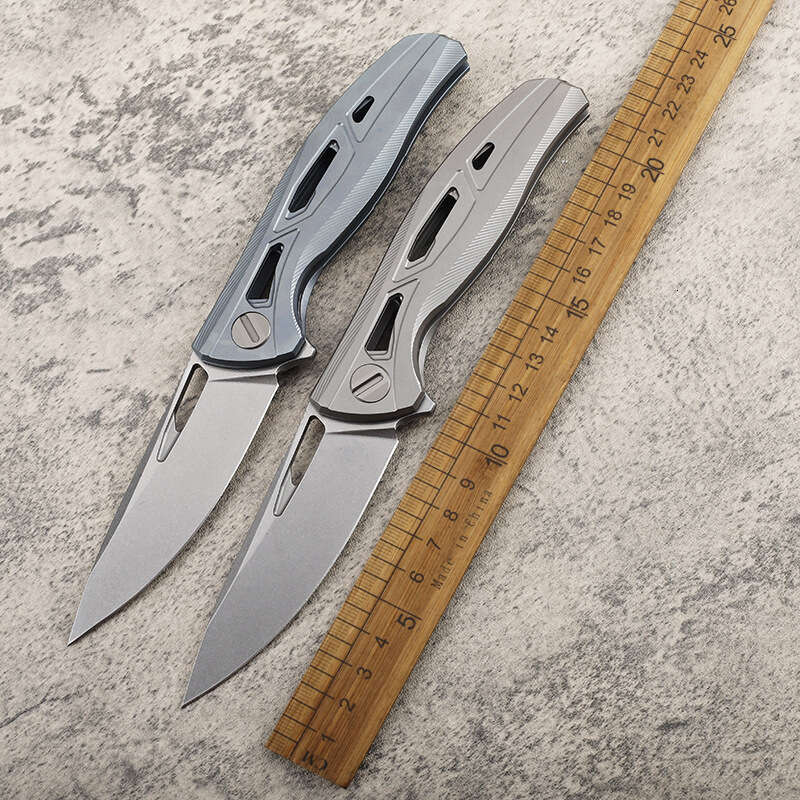 New M390 Steel TC4 Titanium Alloy Handle High Hardness Pocket Fishing knife Fruit Collection Survival EDC Knife