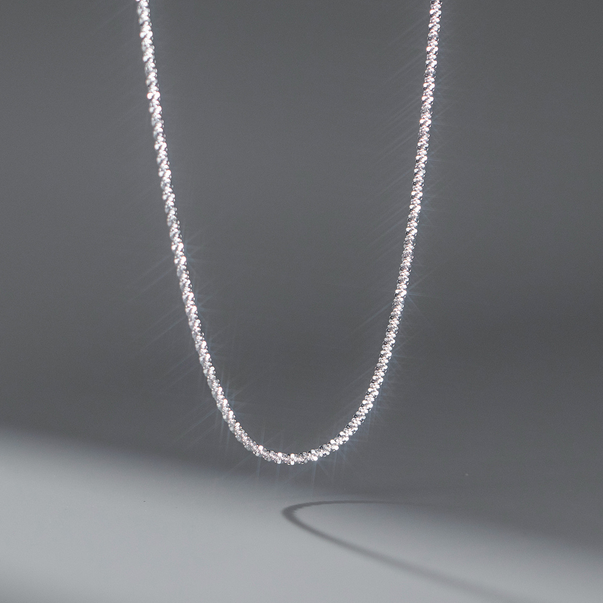 Choucong Ins Top Sell Sparkling Simple Fashion Jewelry Genuine 100% 925 Sterling Silver Bright Party Bright Women Lady Chains Star Necklace For Lover 