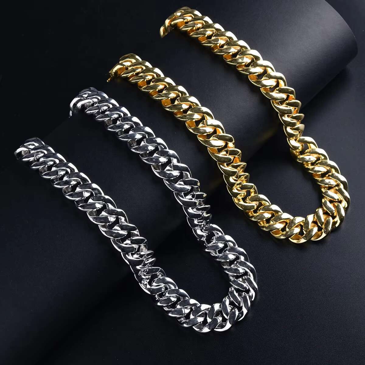18mm Hot Selling Cuban Chain AAA+CZ Cuban Link Chain Micro Insert Cuban Link Necklace Men Hip Hop Jewelry