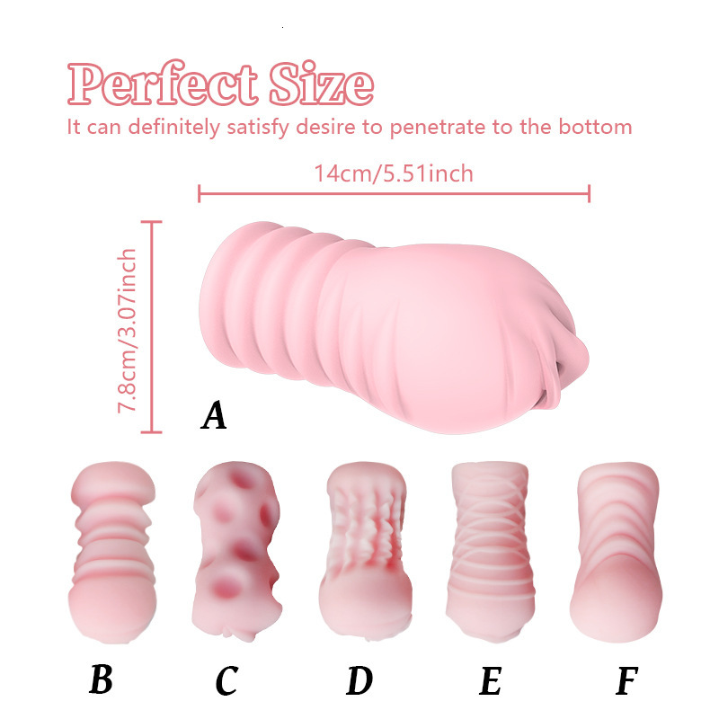 Safiman Male Masturbator Cup 4D Realistic Vagina Mold Sex Toy Adult Pleasure Product