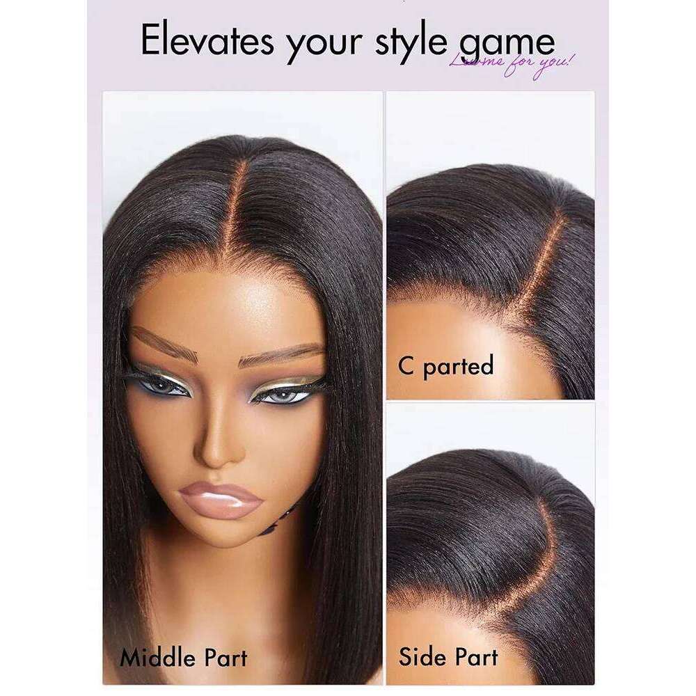 Body Wave Frontal 13x4 HD Transparent Lace Front Human Hair For Women Short Bob Wear and Go Glueless Wigs