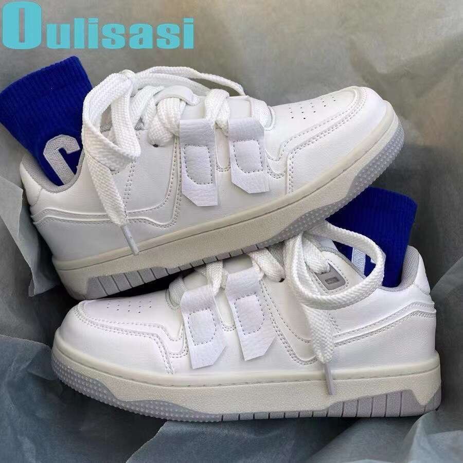 National Trend INS Thick-Soled Height-Increasing Sports Sneakers Niche Creative Couple Street Style Casual Shoes for Men