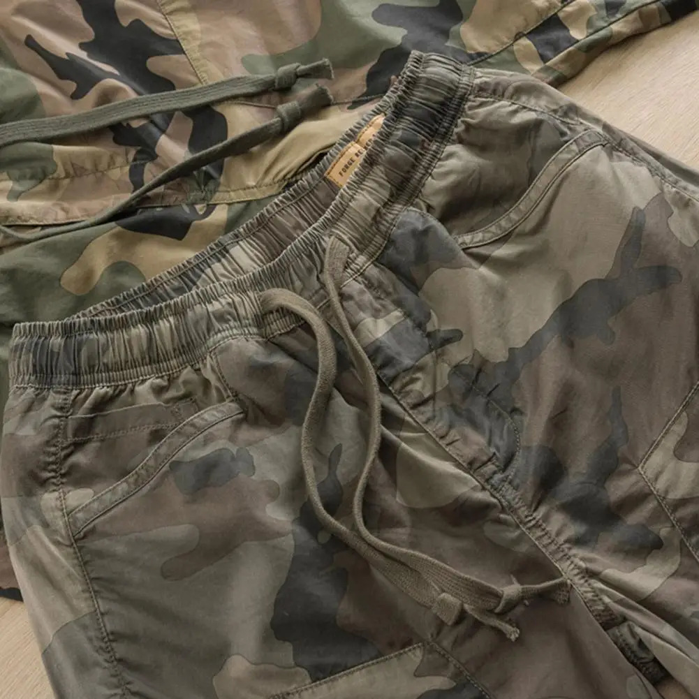 Cargo Pants Mens Summer Cotton Trousers Men Sweatpants Stretch Camouflage Casual Pants cargo Pants Streetwear Male 250616