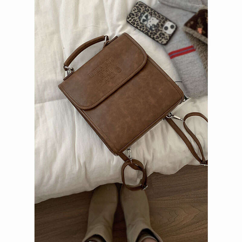 designer bag Autumn for Women 2024 New Niche Texture Backpack Versatile Student School Bag