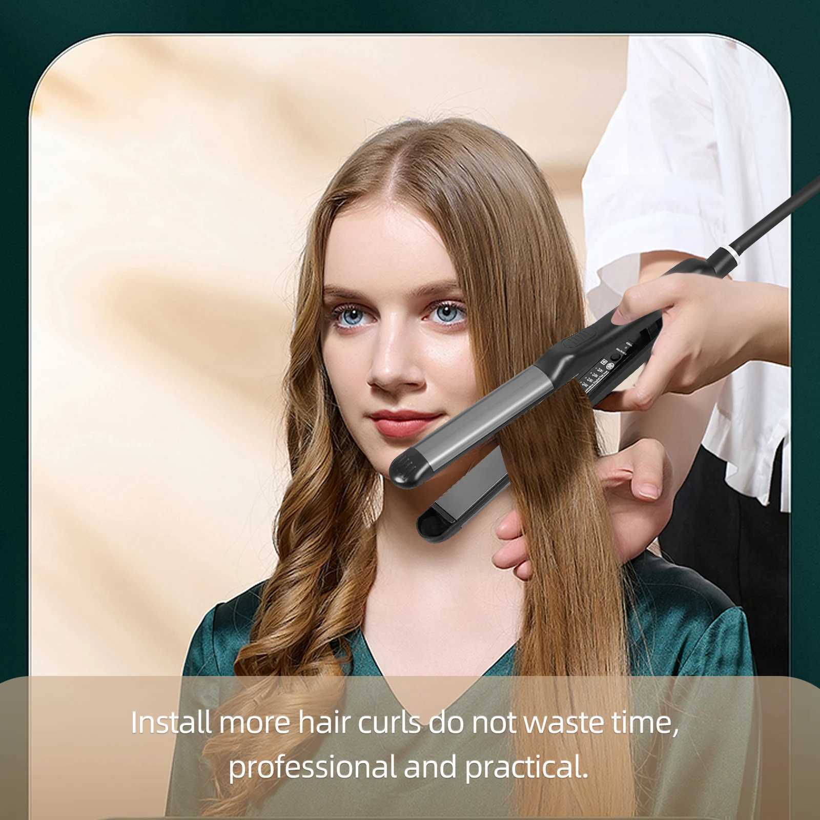 Hair Straightener Professional Steam Straighteners Women Household Curler 360 Rotation Travel Iron Salon Use Hair Care StylingXJ250621