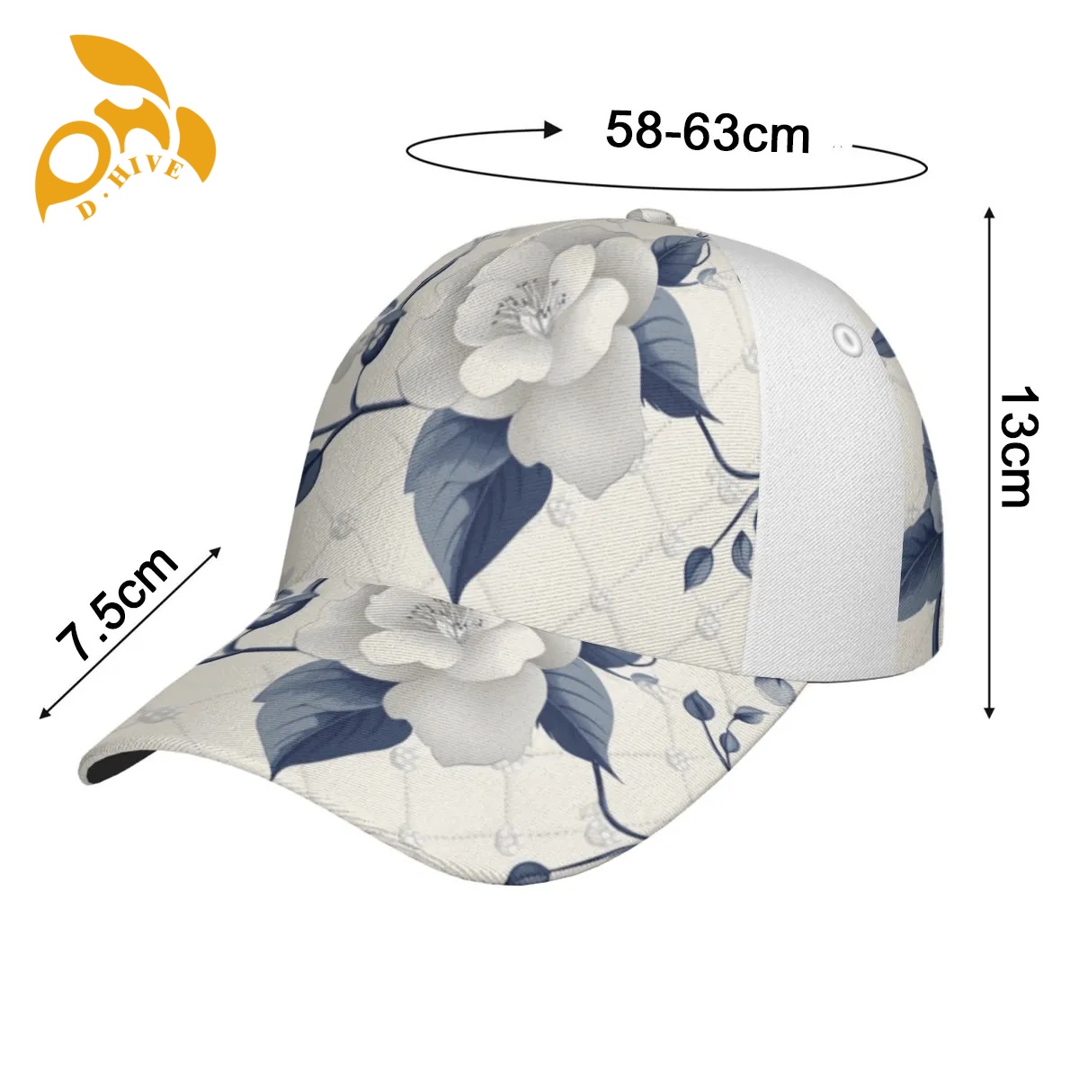 Free shipping customized definition 2025 Designer All-Over Print Peaked Cap trendy sport cap new fashion Male Female high quality fashion