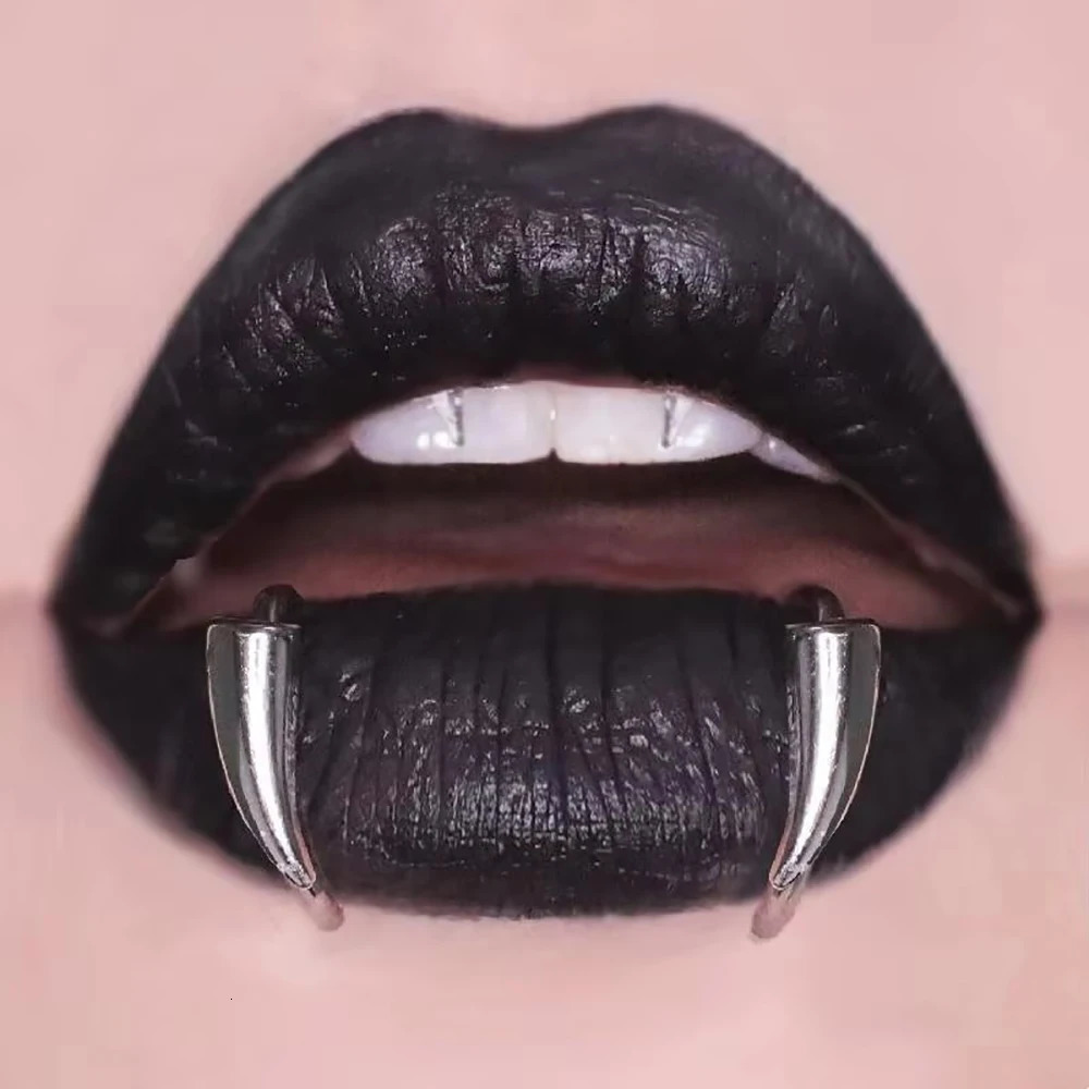 Fashion Tusk lip Stud Free Piercing Smooth Crescent Lip Clip Unisex Men Women Trend Personality Lip Ring Jewelry 250617