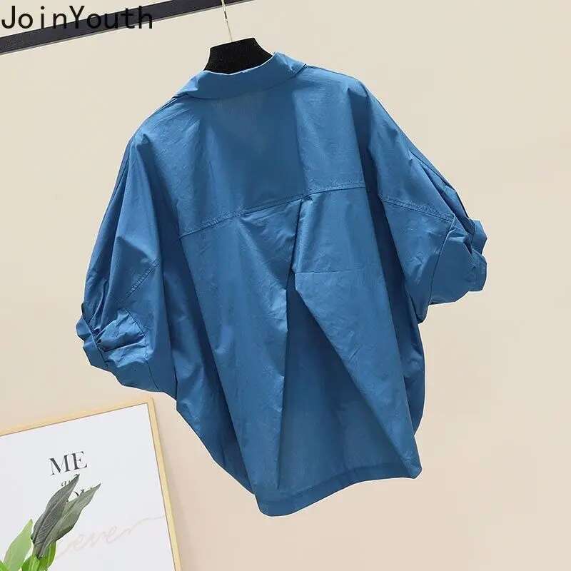 Short Sleeve Irregulat Shirts for Women 2025 Blusas Mujer De Moda Korean Oversized Tops Casual Fashion Drawstring White Blouses