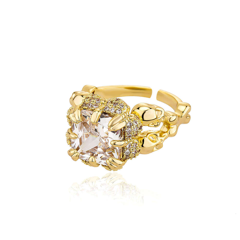 Jin Ao New Dragon Claw Chinese Style Trendy Open Ring Men's Daily Wear Fashion Accessory