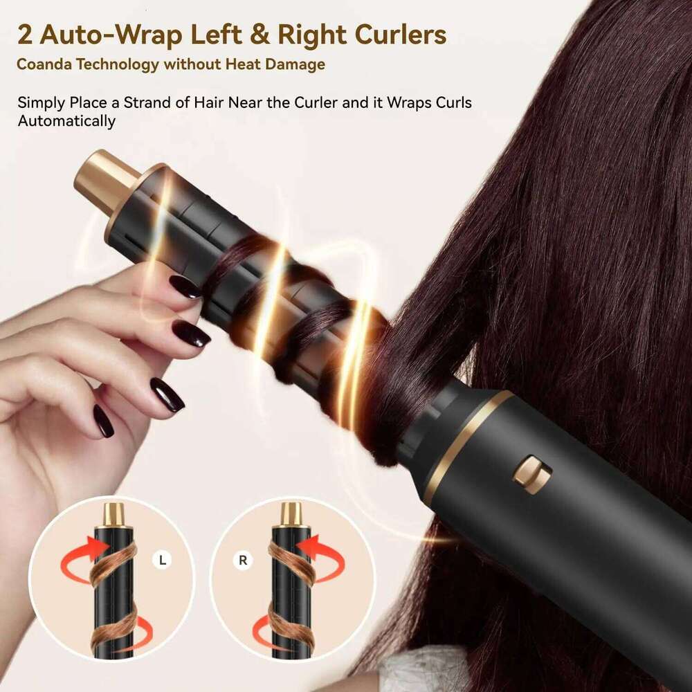 5 In 1 Multi Hair Styler Professional Blow Dryer For Curling Volumizing Straightening Hot Air Brush
