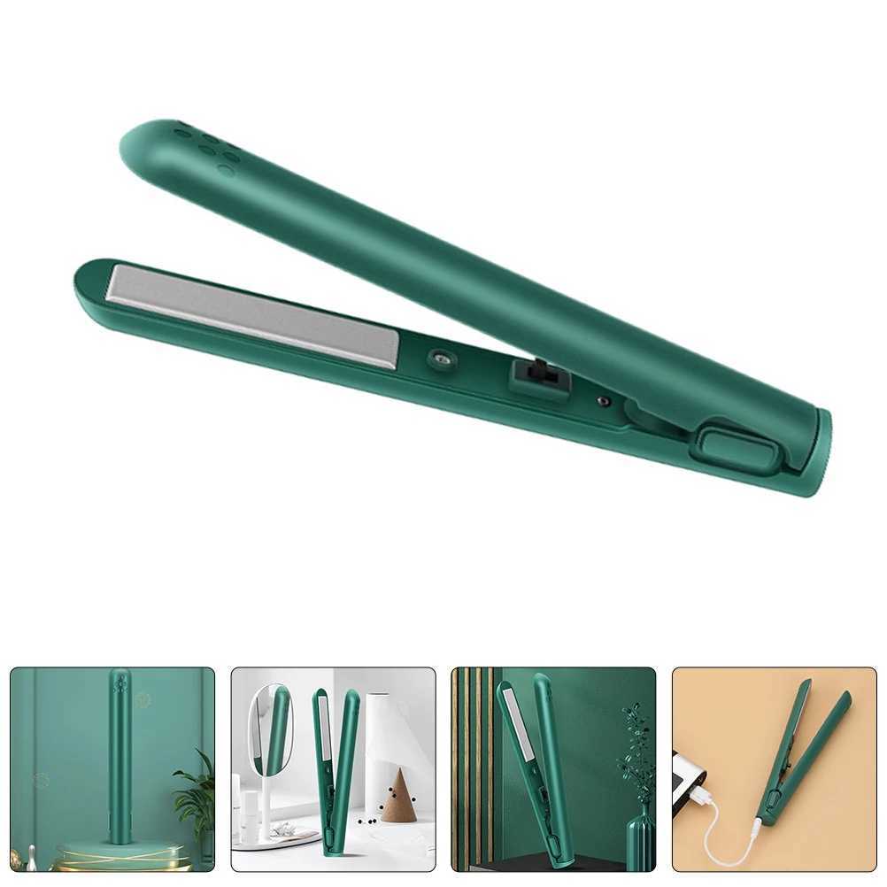 Mini USB Iron Green Quick Heat Travel Hair Styling Tool Straightener Women Hair Straightener Lightweight EfficientXJ250621