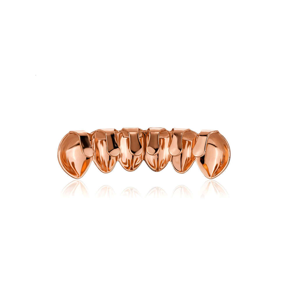 Jin Ao New 6-Tooth Hip-Hop Small Symbol Braces Grills Unisex Halloween Cosplay Fake Teeth Accessories