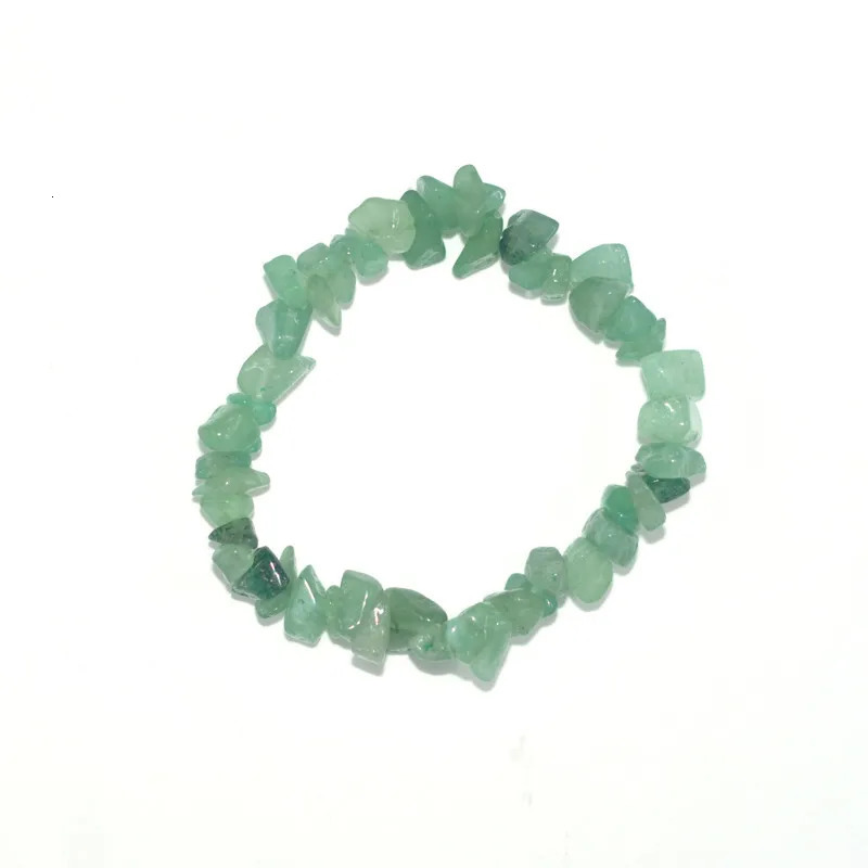 Reiki treatment Crystal Quartz Natural Stone Bracelet Charm Raw chip Healing Chakra Yoga Stretch Bangle for women men boy girl 250606