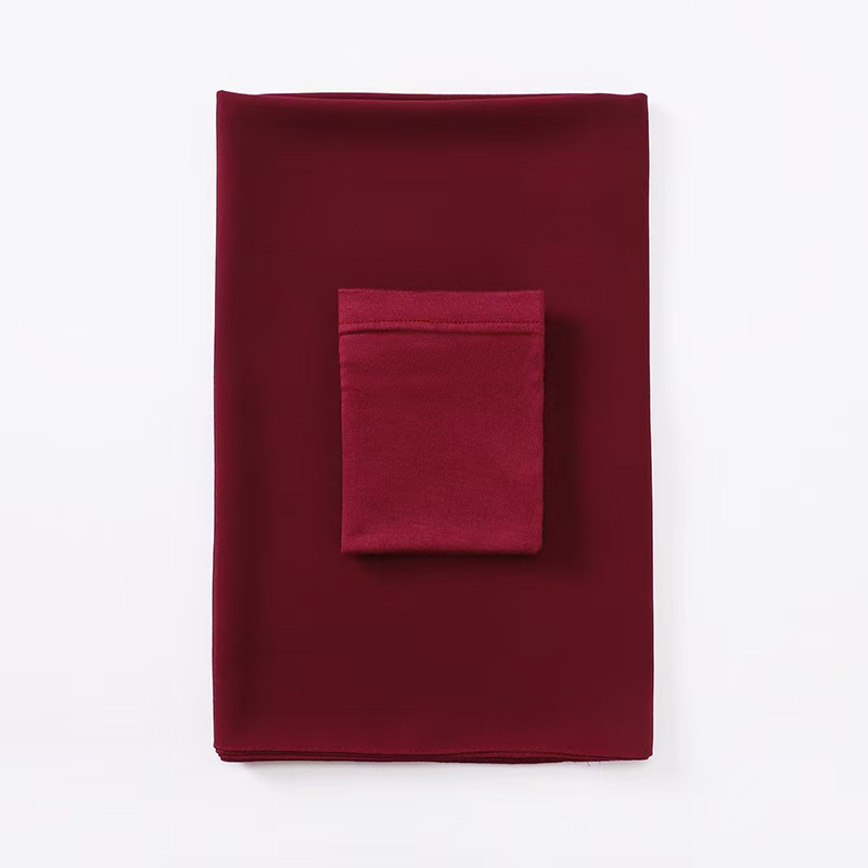 T1031 chiffon beaded long scarf with the same color cotton cap Malaysian ladies headscarf long scarf
