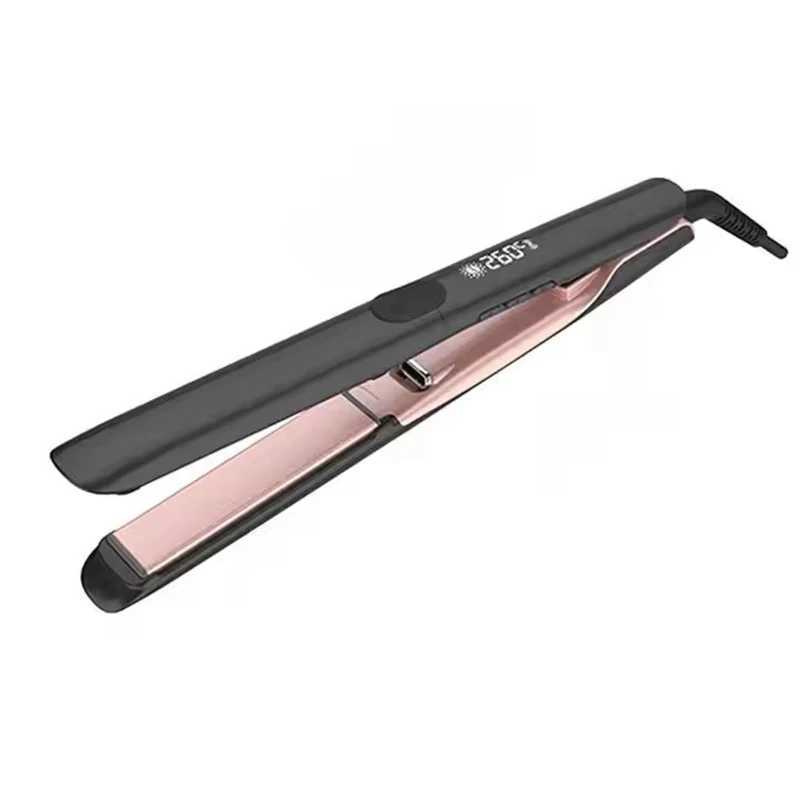 Salon Keratin Treatment Titanium Professional Hair Iron Tourmaline Flat Iron 500 Degree Hair StraightenerXJ250621