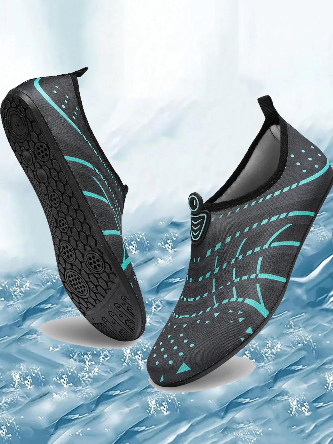 Men Beach Aqua Sock Swimming Water Sport Barefoot Sneaker Gym Yoga Fitness Dance Swim Surfing Diving Snorkeling Shoes 250612