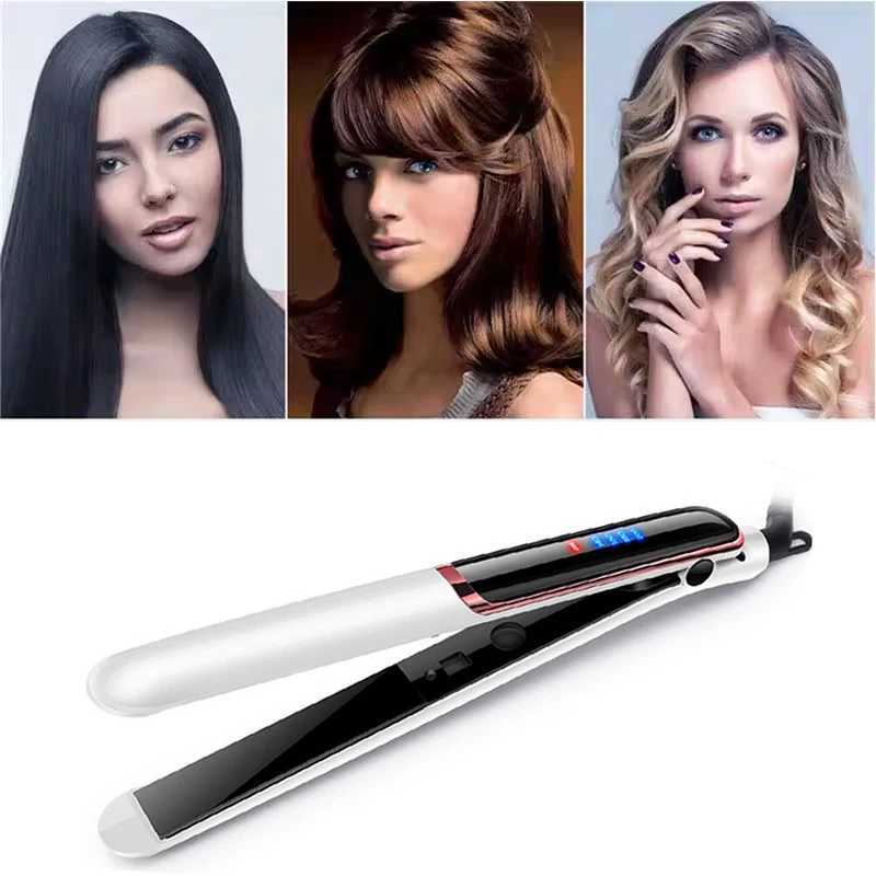 Electric Straight Hair Clip Straight Curling Dual-purpose Bangs Straightening Plate Clip Perm Curling Hair ClipXJ250621