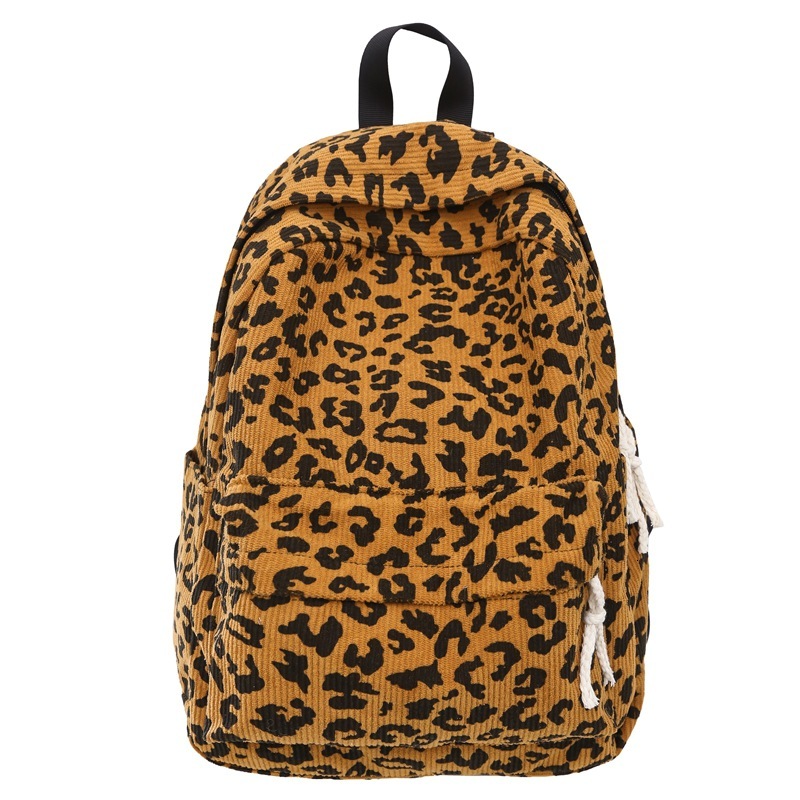 Free Shipping Designer Bag Street Fashion Leopard Print Bp Autumn Winter Double Luxury Bag Shoulder Bag For Female Students Lightweight Casual Commuti