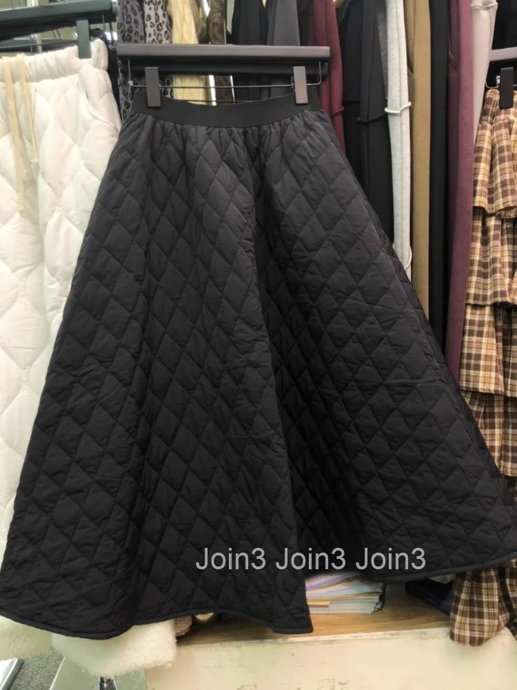 2025 Women Clothing Korean Skirt Solid Color High Waist Jupe Thicked Temperament Saia Casual Fashion Skirts Faldas Mujer De Moda