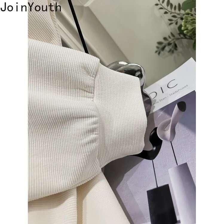 Oversized Sweatshirts Women Clothing 2025 Ropa Mujer Sailor Collar Half Zipper Long Sleeve Y2k Tops Chic Casual Korean Hoodies
