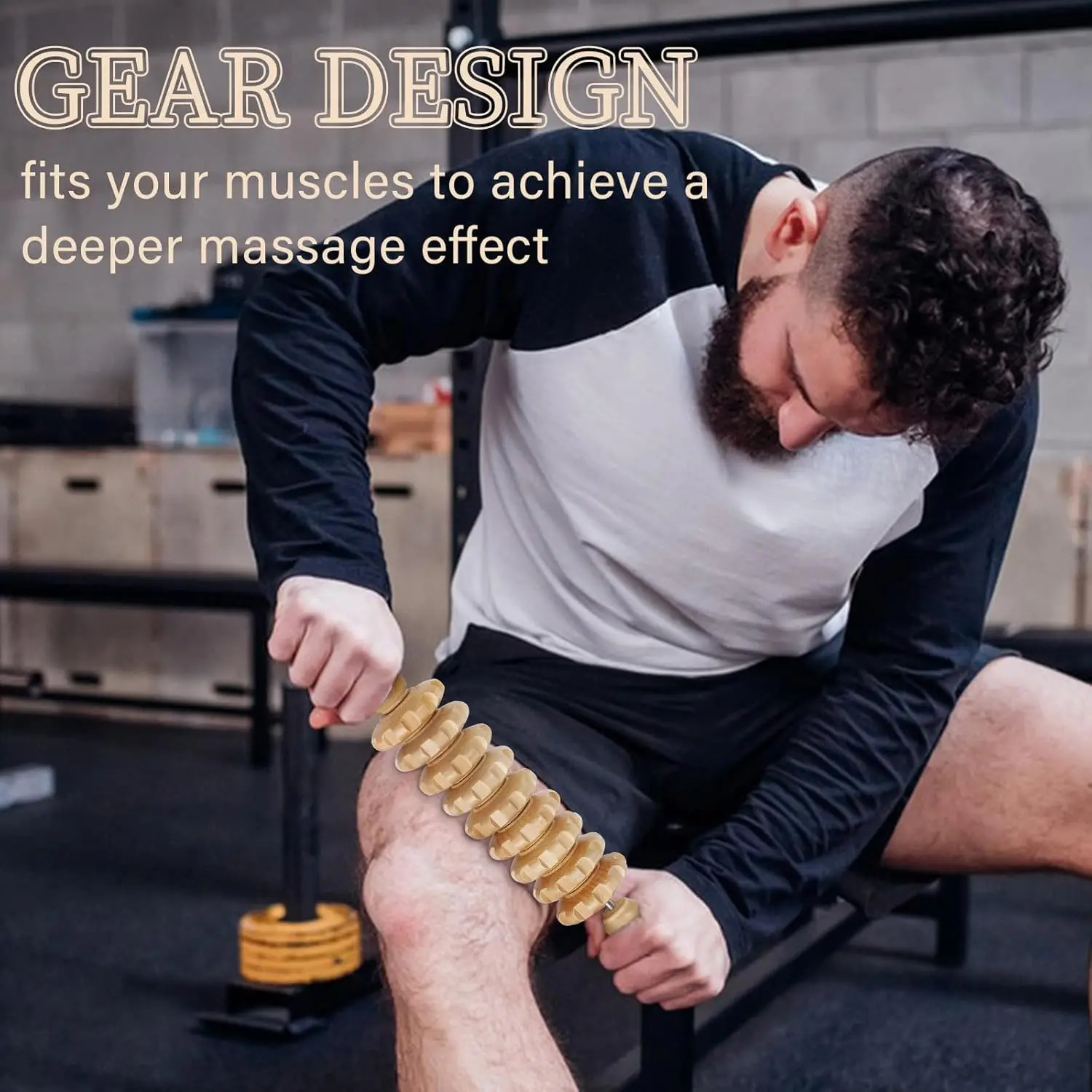 Wooden Massage Roller Manual Fascia Trigger Point Release Cellulite Sore Muscle Blasting Improve Blood Circulation Eliminate 250619