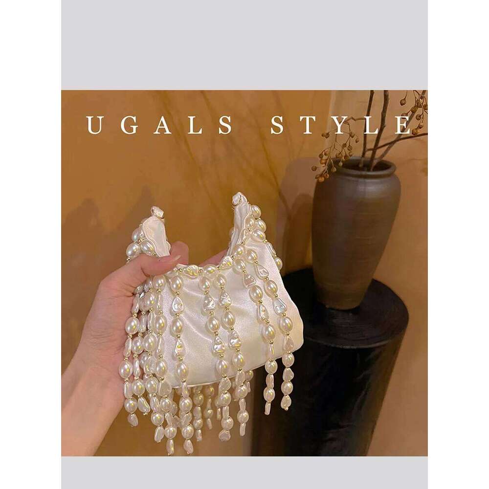 Designer Bag Women Tassel Handbag Bucket Pearl Dia Shoulder Messenger Top Handle Bag Female Evening Party Crossbody Bags