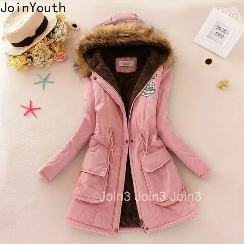 Winter Clothing Fashion Korean Parkas Patchwork Lamb Wool Hooded Drawstring Jackets Women 2025 Ropa Mujer Thick Casual Y2k Coats