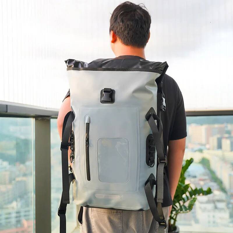 Swimming Backpacks 32L Waterproof Bag Beach Backpack Rafting Surfing Diving Bags Large Capacity Wet Dry Sepration Pack XM270 designer bag