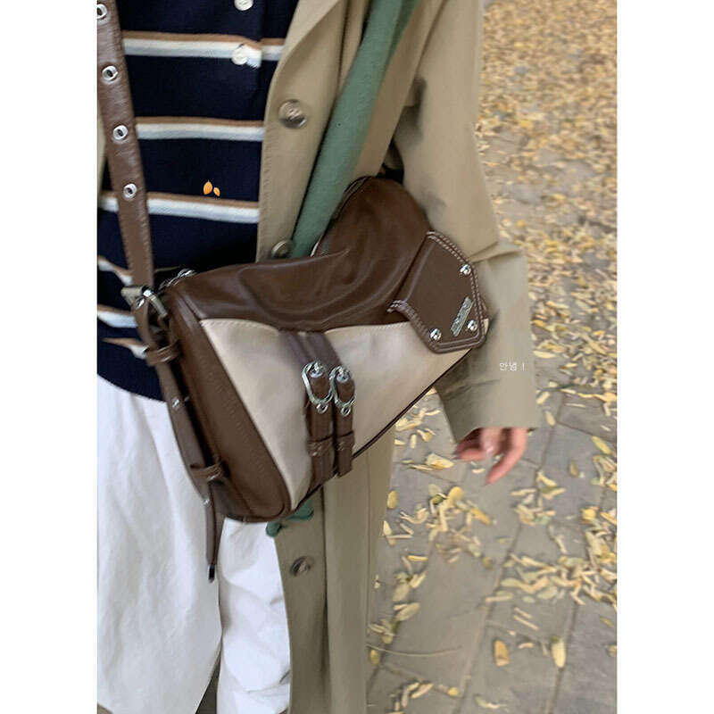 designer bag Autumn Winter Niche Underarm for Women Bags 2024 New Color-Block Pillow Simple Large Capacity Crossbody Bag