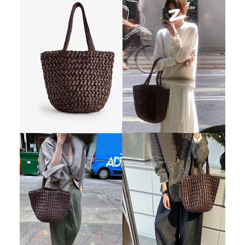 Free shipping designer bag 2025 New Simple Commuter Versatile Straw Bag Fashion Fresh Handbag Crossbody Women Bag Factory Direct Supply