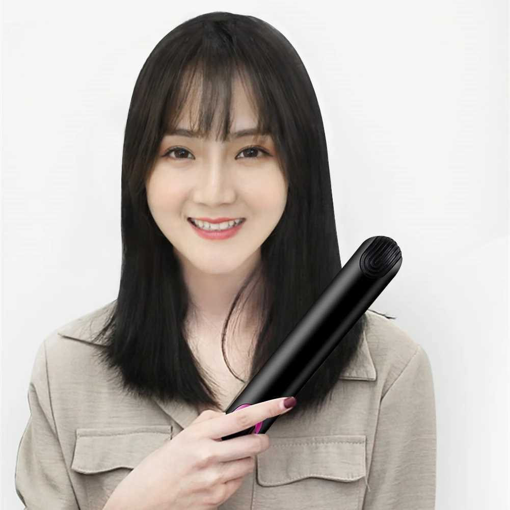 Straight Curly Hair Dual-Use Bangs Splint Household Ironing Hair StraightenerXJ250621