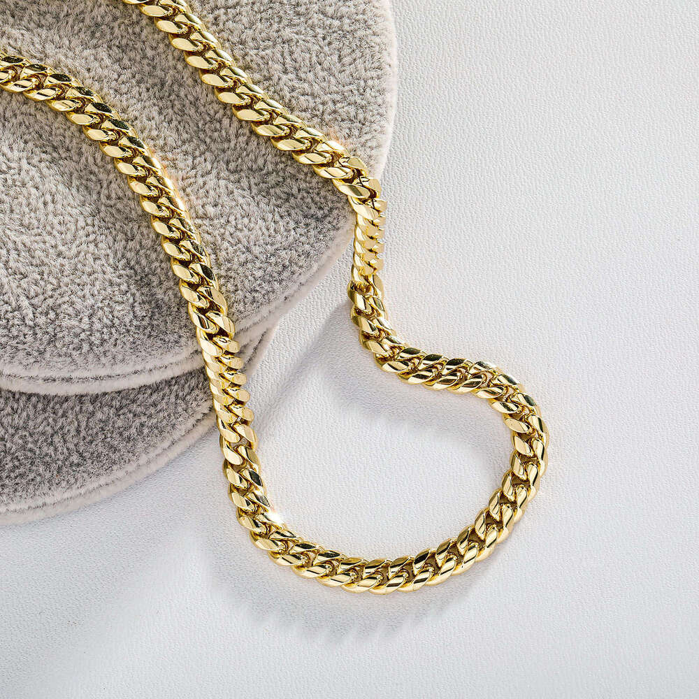 6MM Encrypted Lobster Clasp Titanium Cuban Chain for Men and Women Couples Simple Stainless Steel Hip Hop Necklace Accessories