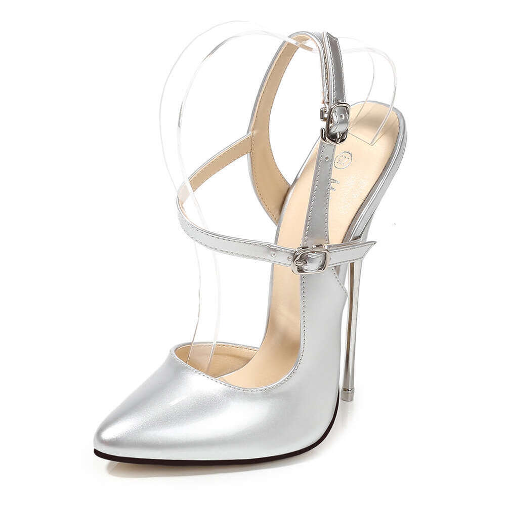 Women's Single Shoes Internet Celebrity High Large Size Fashion Nightclub Sexy Straight Heels
