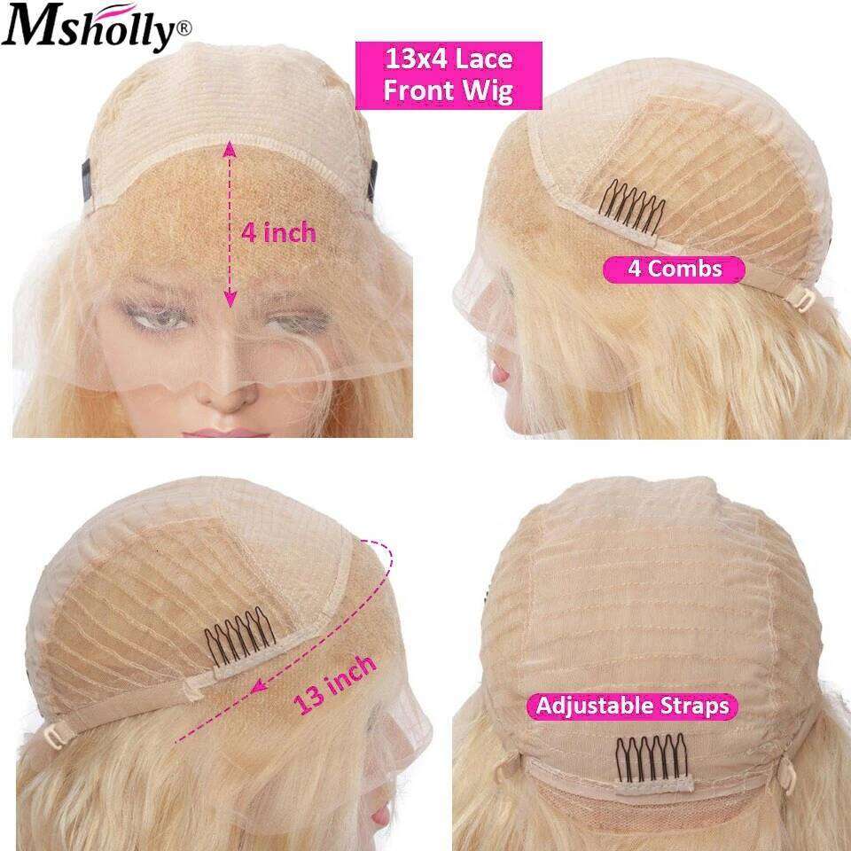 Chocolate Brown Short Wig Transaprent 13x4 Lace Front Human Hair Brazilian Preplucked Body Wave Bob Cut Wigs