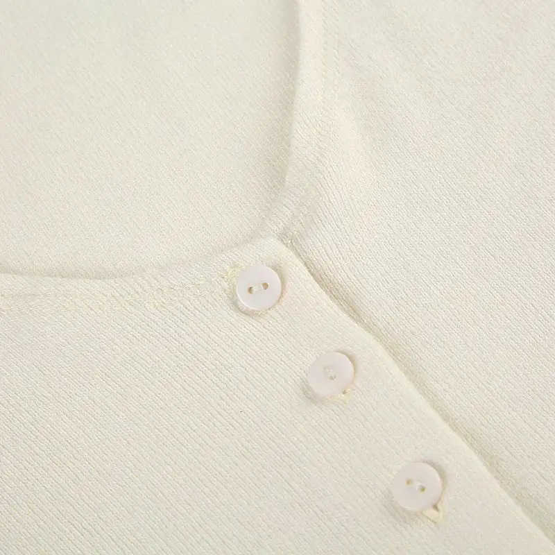 Summer Womens Commute V-Neck Knit Single-Breasted Dress Solid Dress Female Sexy Short-Sleeve Mini Dress 250617