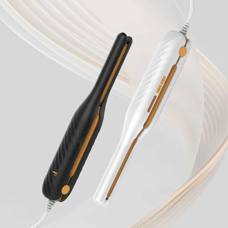 Mini hair straightener with American standard plug - portable lightweight and easy to operate ceramic coated hair straightenerXJ250621