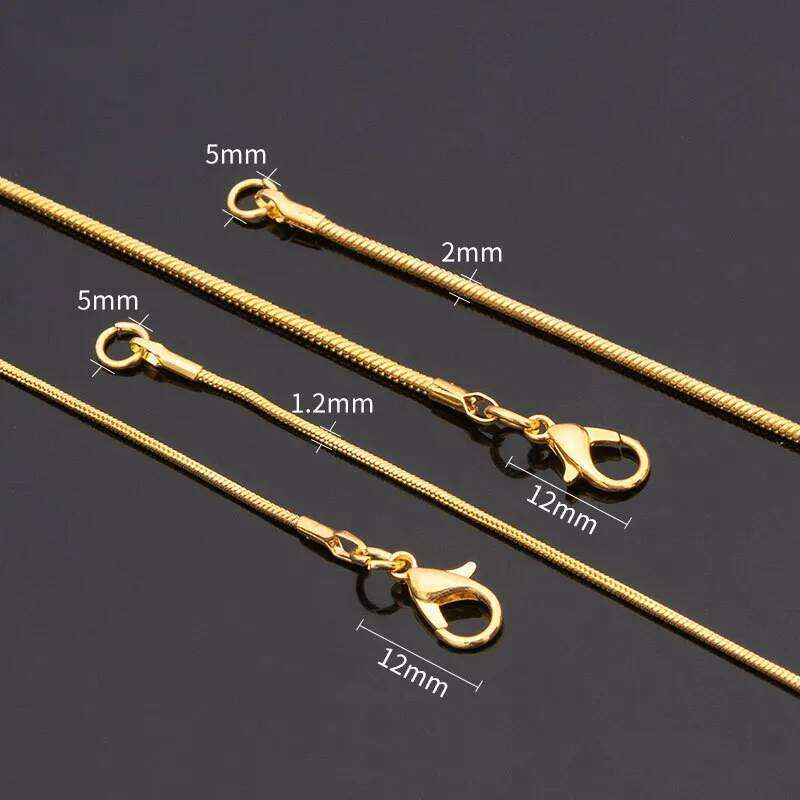 Vintage Gold Color Stainless Steel Snake For Women Fashion Clavicle Chain Necklace Men Party Jewelry Accessories Good quality