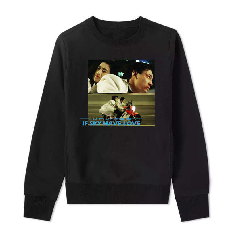 Era Classic Movie "Love Actually" Collaboration Long Sleeve T-Shirt with Andy Lau from Hong Kong Films Crew Neck Sweatshirt