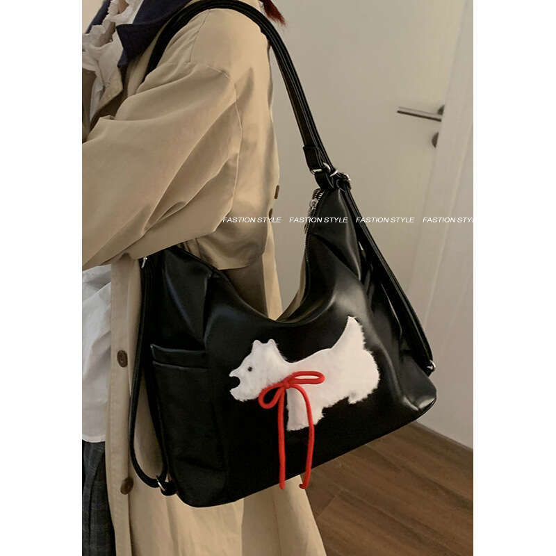 Autumn Fashion Large Capacity Underarm Women's 2024 New Plush Puppy designer bag Tote Bag Multifunctional Backpack
