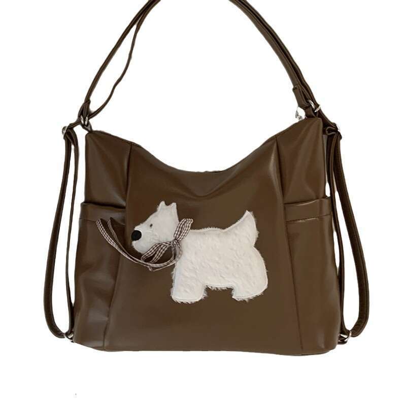 Autumn Fashion Large Capacity Underarm Women's 2024 New Plush Puppy designer bag Tote Bag Multifunctional Backpack