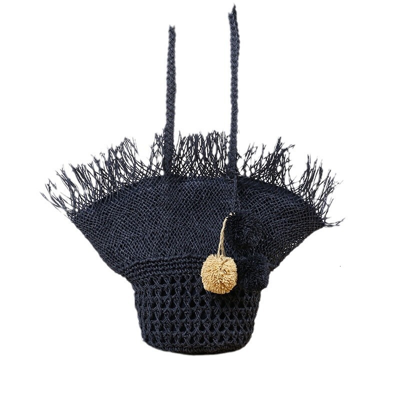 Free Shipping New Straw Beach Bag Handbag Summer Fairy Stylish Woven Bag Luxury Designer Korean Version Versatile Vacation Shoulder Crossbody Bag