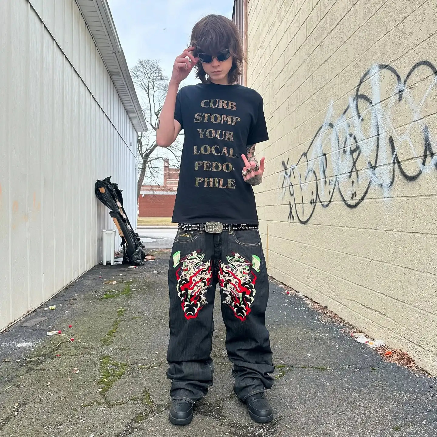 Harajuku Oversized Casual Men Letter Graphic T Shirts Gothic Pro Choice Clothes Streetwear Couples Y2k Tops Summer Men Clothing 250617