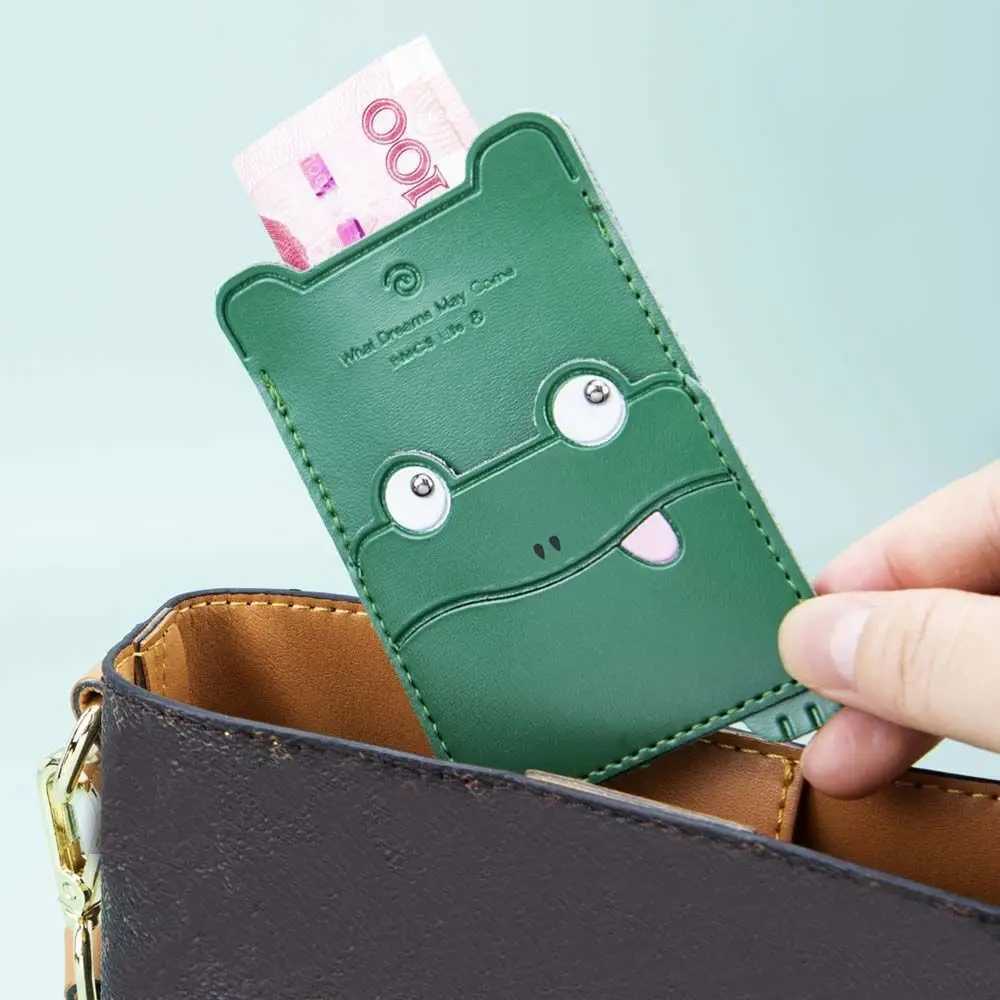 Holder Cartoon Card Sleeve Adhesive Sticker Storage Wallet Phone Card Holder Mobile Wallet Phone Back Pocket Z250621