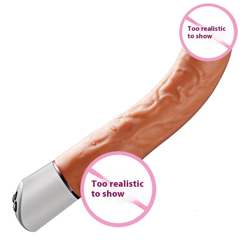 Realistic Dildo Female Masturbator Automatic Thrusting Telescopic Vibrator Massager Sex Toy
