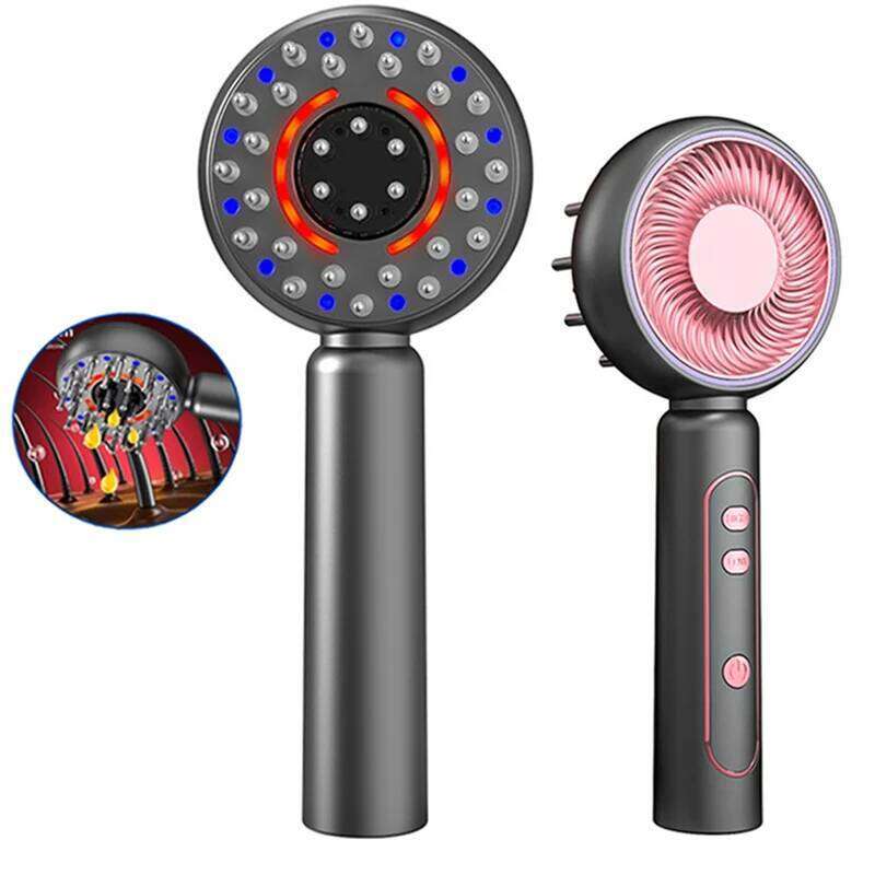 A55X-Electric Massage Comb Vibration Massager Brushes Promote Smooth Hair Growth Multi Functional Nourish Scalp