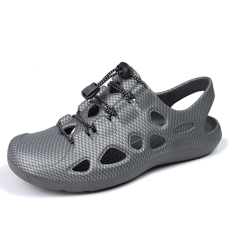 Luxury Brand Designer Shoes Sandals Factory New Cross-Border Large Size Lace-Up Lightweight EVA Sandals For Men Outdoor Casual Breathable Beach Clogs 